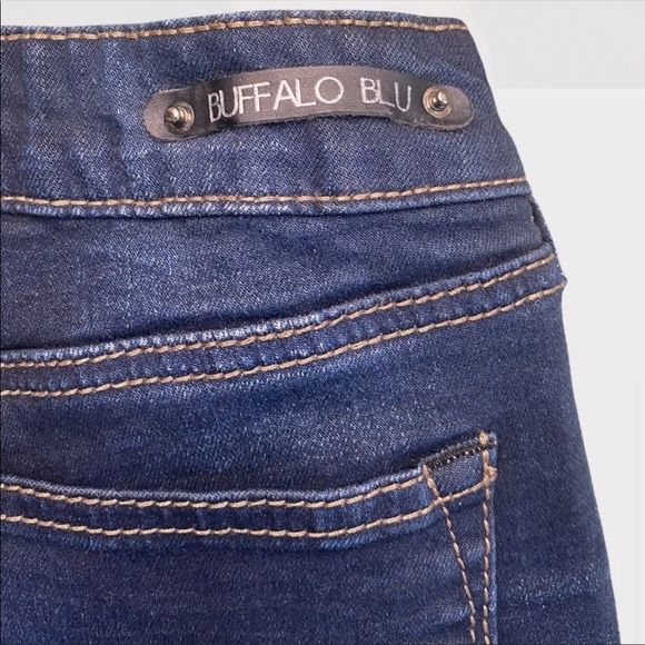 BUFFALO BLU | Faye Mid Rise Straight Stretch Jeans - Picture 5 of 6